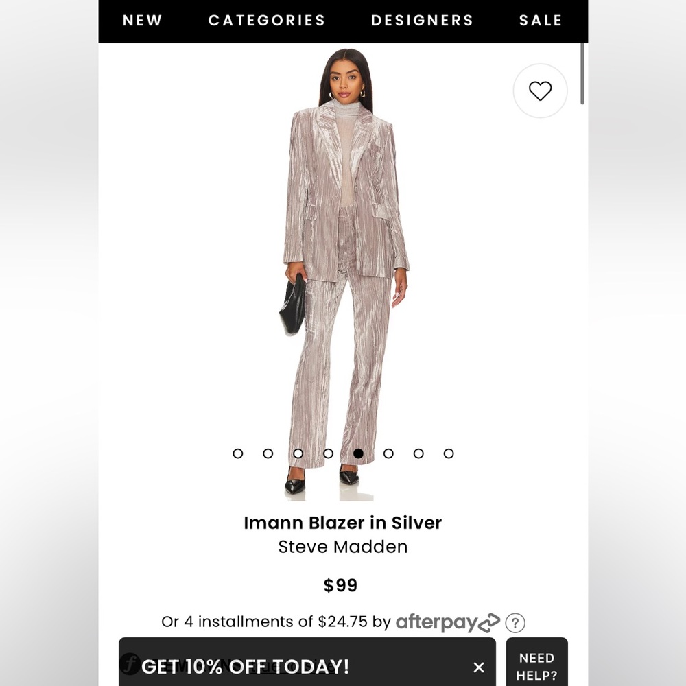 Two piece pantsuit